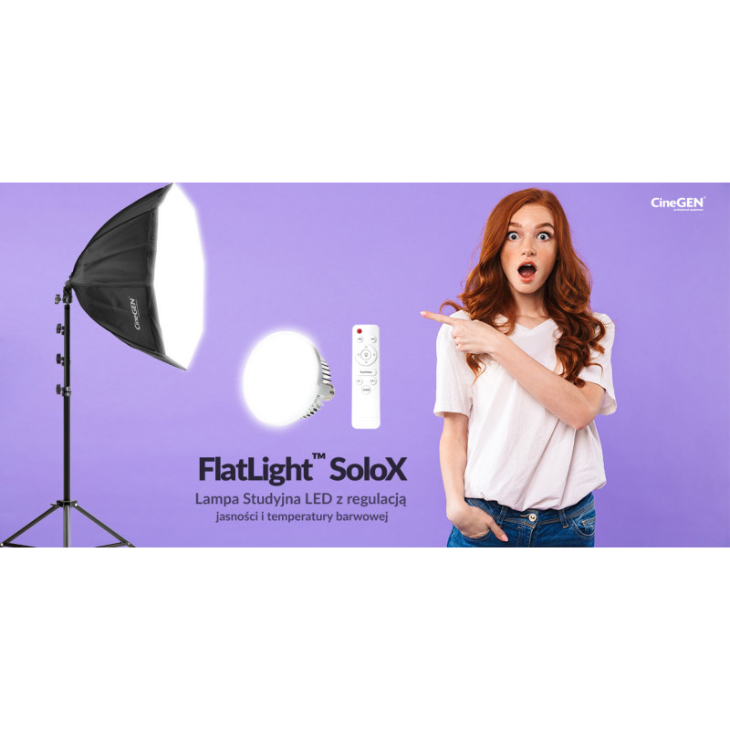 Softbox Okta 60 LED 85W/170W зі штативом FlatLight