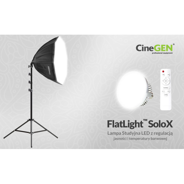 Softbox Okta 60 LED 85W/170W зі штативом FlatLight