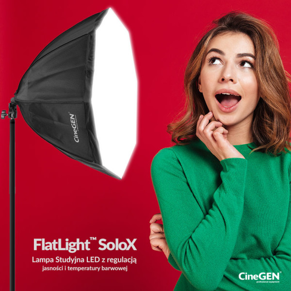 Softbox Okta 60 LED 85W/170W зі штативом FlatLight