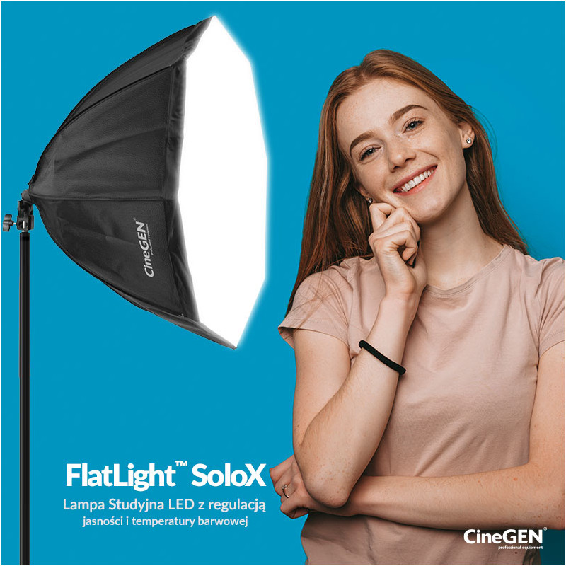 Softbox Okta 60 LED 85W/170W зі штативом FlatLight