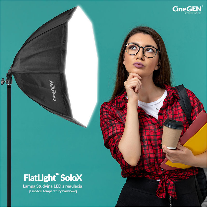 Softbox Octa 90 Set mit 150W/300W LED-Dauerlicht