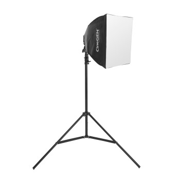 Lampa Softbox 40x40 4x65W ze statywem CGLS-815
