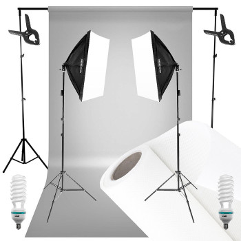 BaseLStudio Background Kit 2x 50W LED Studio