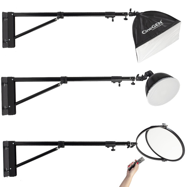 Ścienny uchwyt studyjny Wall&Rod 99-180cm